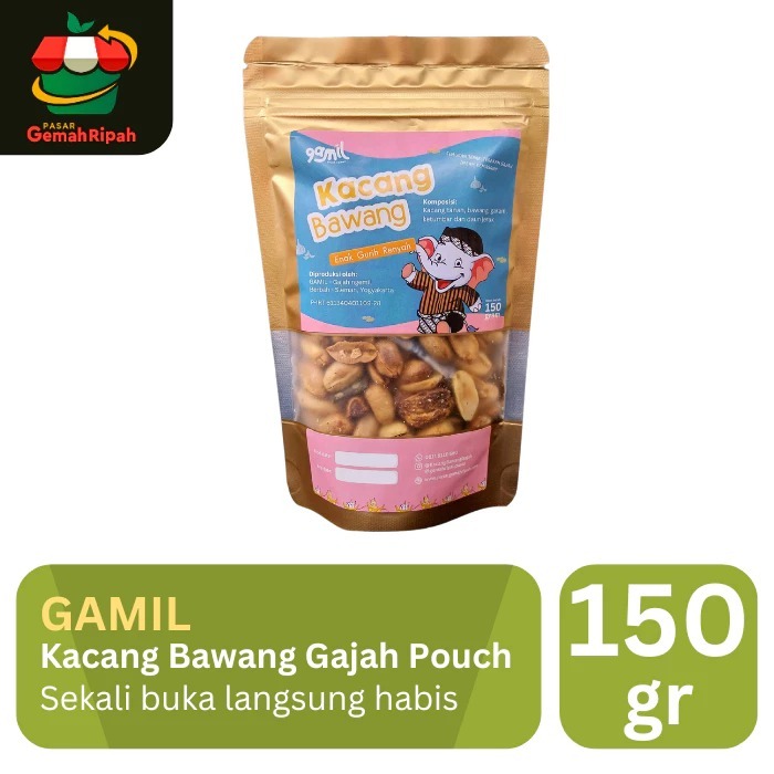 

Kacang Bawang Gajah Pouch