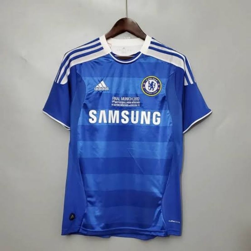 RETRO JERSEY BOLA CHELSEA HOME FINAL MUNICH 2011 2012 11/12 VINTAGE KLASIK GRADE ORI IMPORT