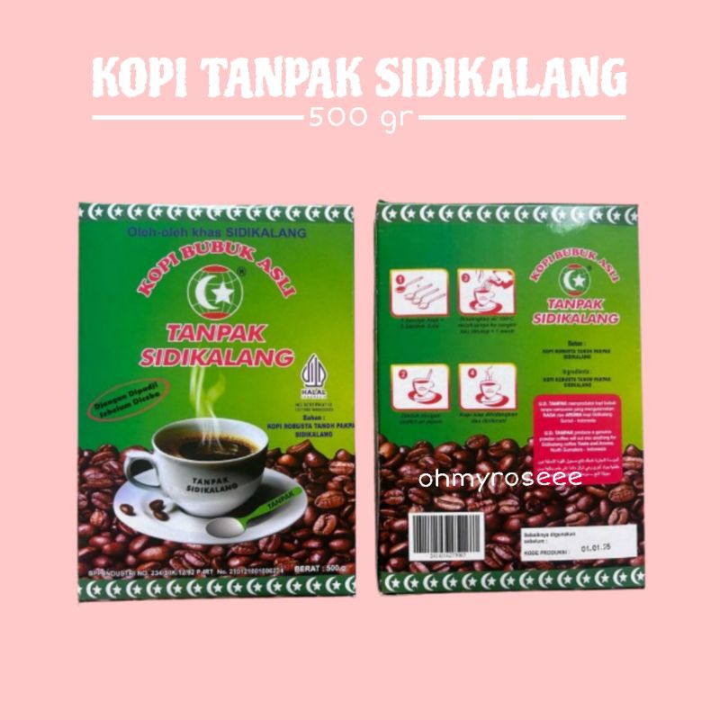 

Bubuk Kopi Cap Tanpak Sidikalang 500gr