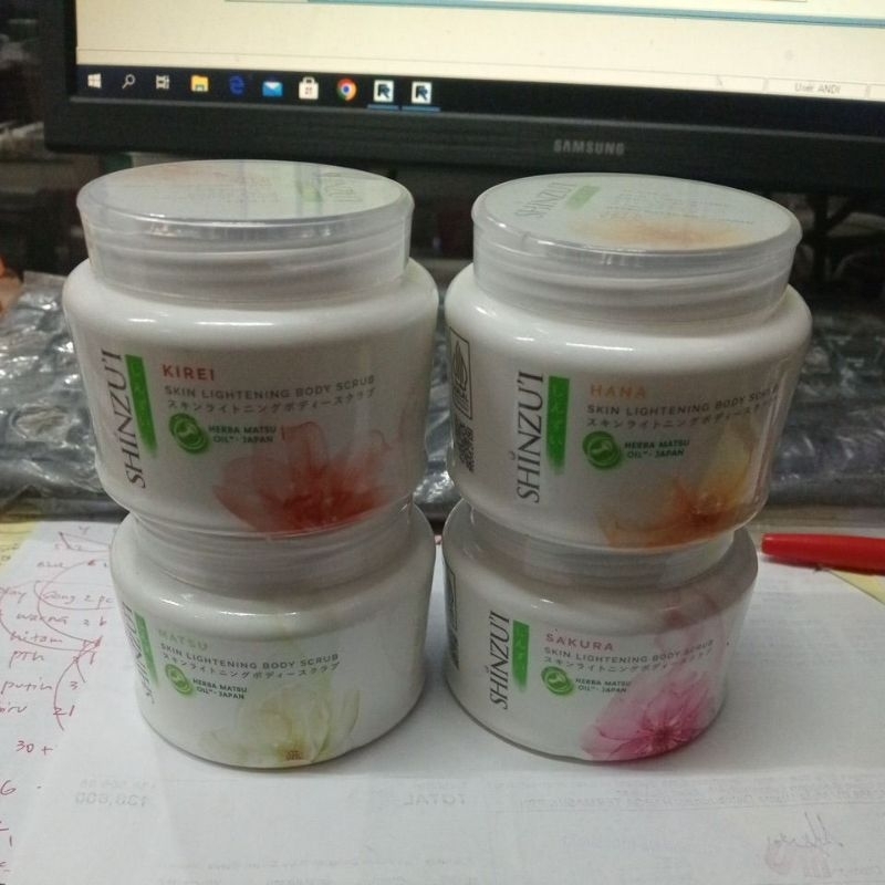 SHINZUI BODY SCRUB | LULUR BADAN 110GR KECIL