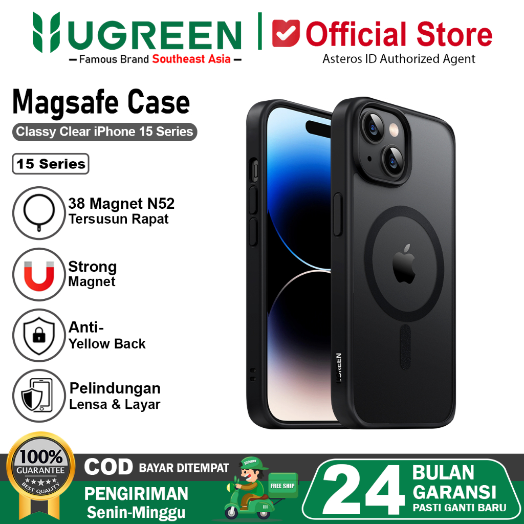 UGREEN Case Magnetic iPhone 15 Pro 15 Pro Max Magsafe Matte Series