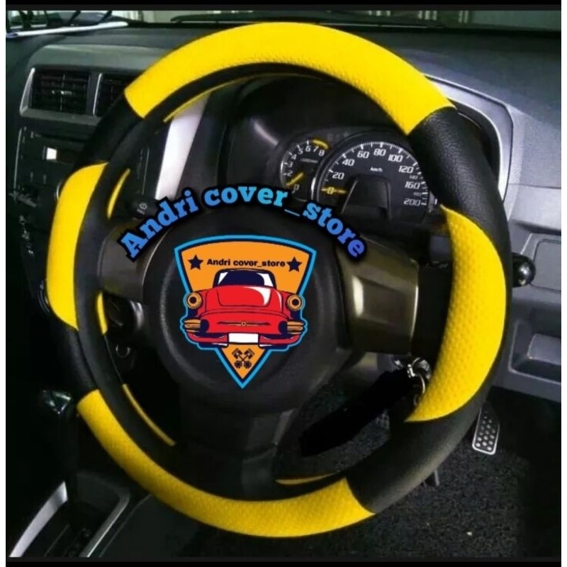 Sarung Stir Mobil ASTRA Daihatsu Sigra / Cover Stir Mobil Daihatsu Sigra / Bungkus Stir Mobil Sigra 