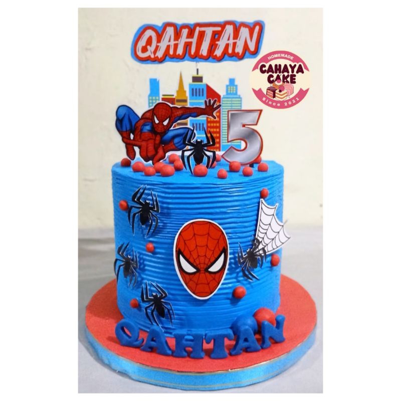 

Spiderman Cake / Kue Ulang Tahun Spiderman / Kue Ultah Spiderman