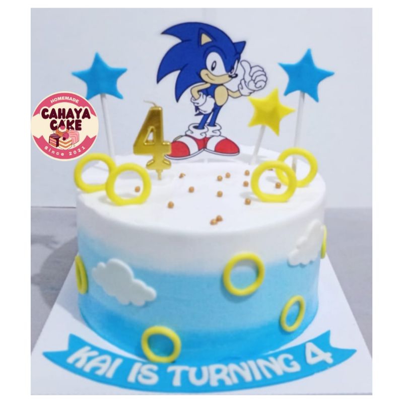

Kue Ulang Tahun Super Sonic / Sonic Cake / Kue Ultah Super Sonic