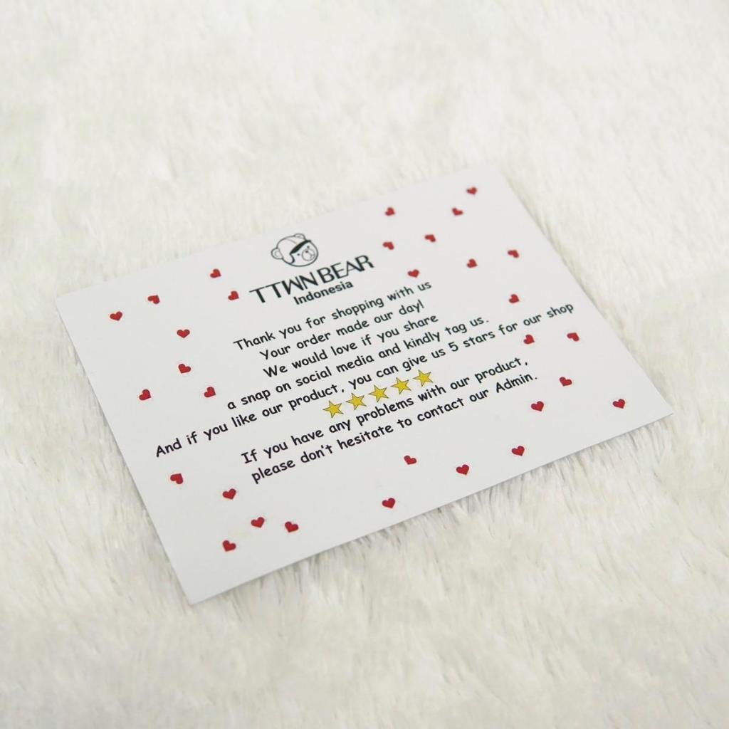 GUOOBEAR Kartu Gantungan Kunci Tas Ganci