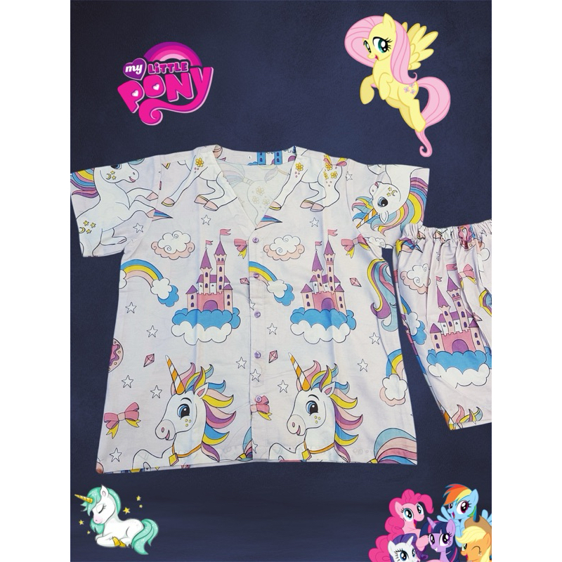 Piyama Set Cotton Kerah V