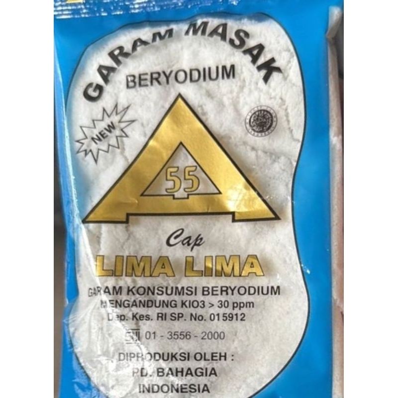 

Garam dapur halus merk segi tiga 5.5 isi 10pcs