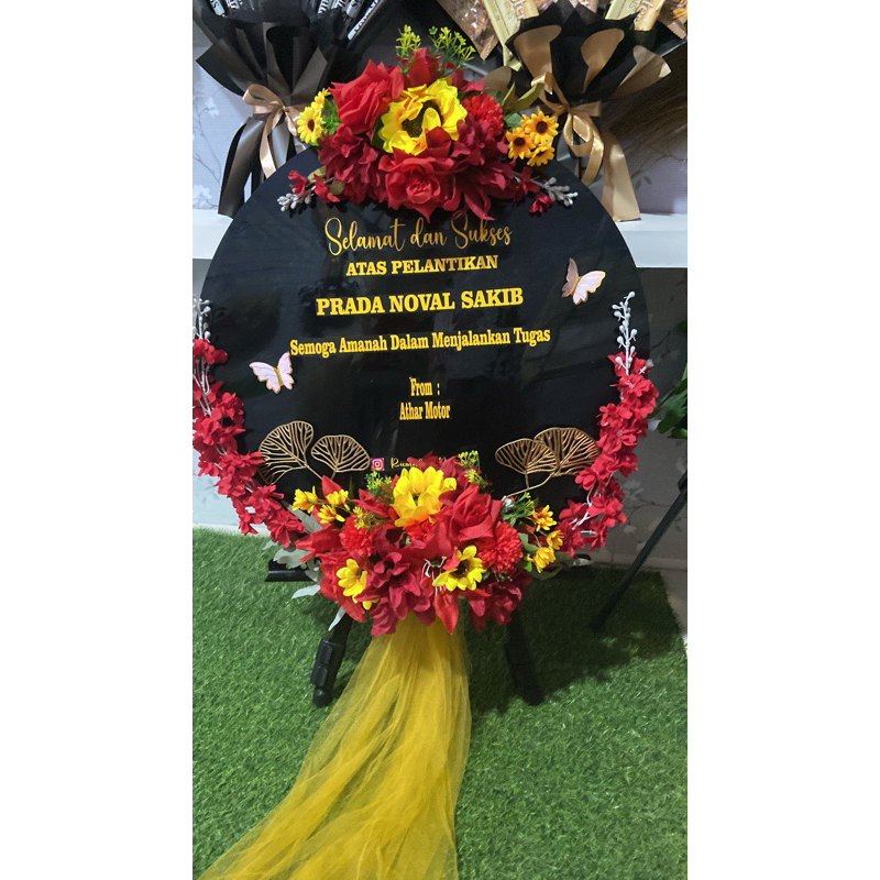 papan ucapan akrilik