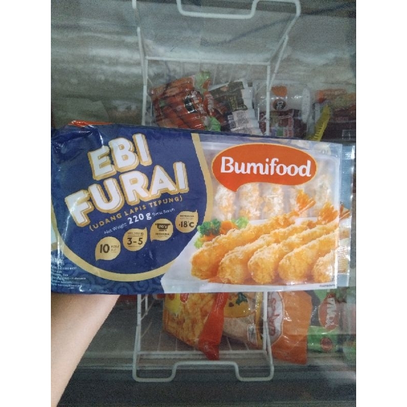

Ebi Furai Bumi food (udang lapis tepung) isi 10, 220gr