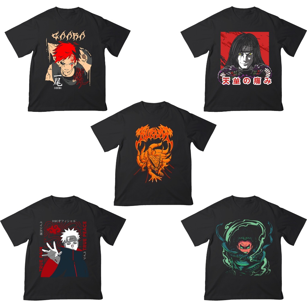 DARC OFFICIAL - Reguler Vintage Anime Naruto 2 | Kaos Pria - Kaos Wanita Cotton Combed 24s