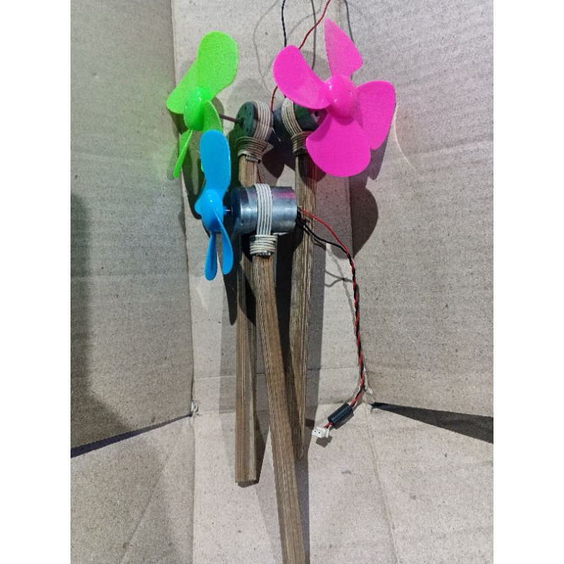 Rangkaian DINAMO Layangan tanpa lampu  Dinamo besar dan kecil