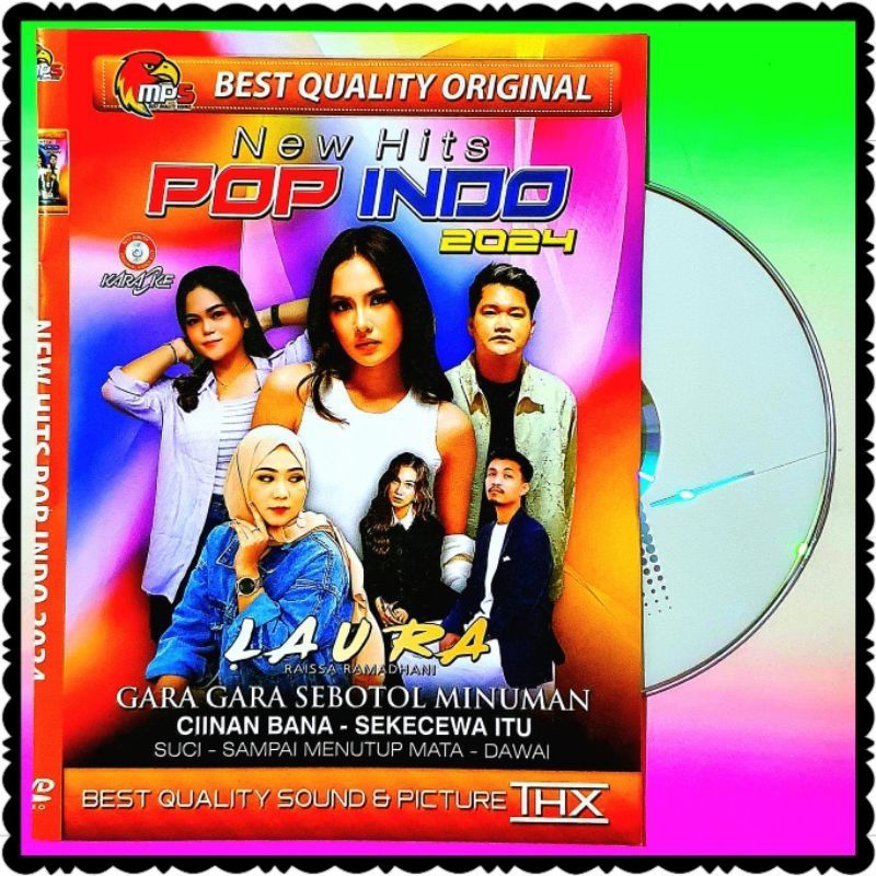 KASET DVD MP5 HITS POP INDONESIA - LAURA