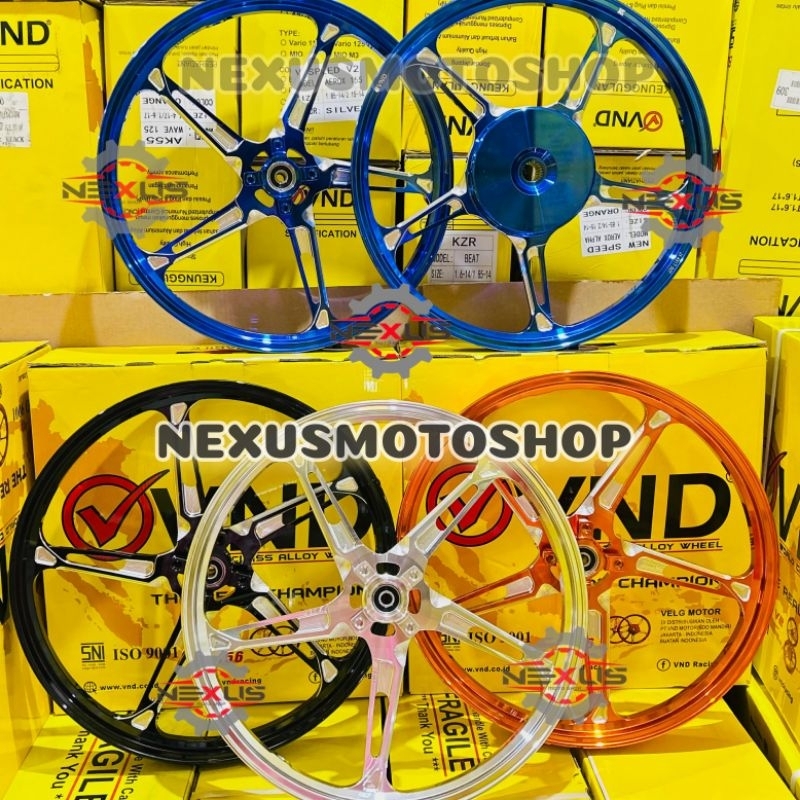 Velg Vnd Ak 56 Ring 17 Vario 110/ Vario 125/ Vario 150/Vario 160 CBS / Beat/ Scoopy/ Spacy/ Genio 14