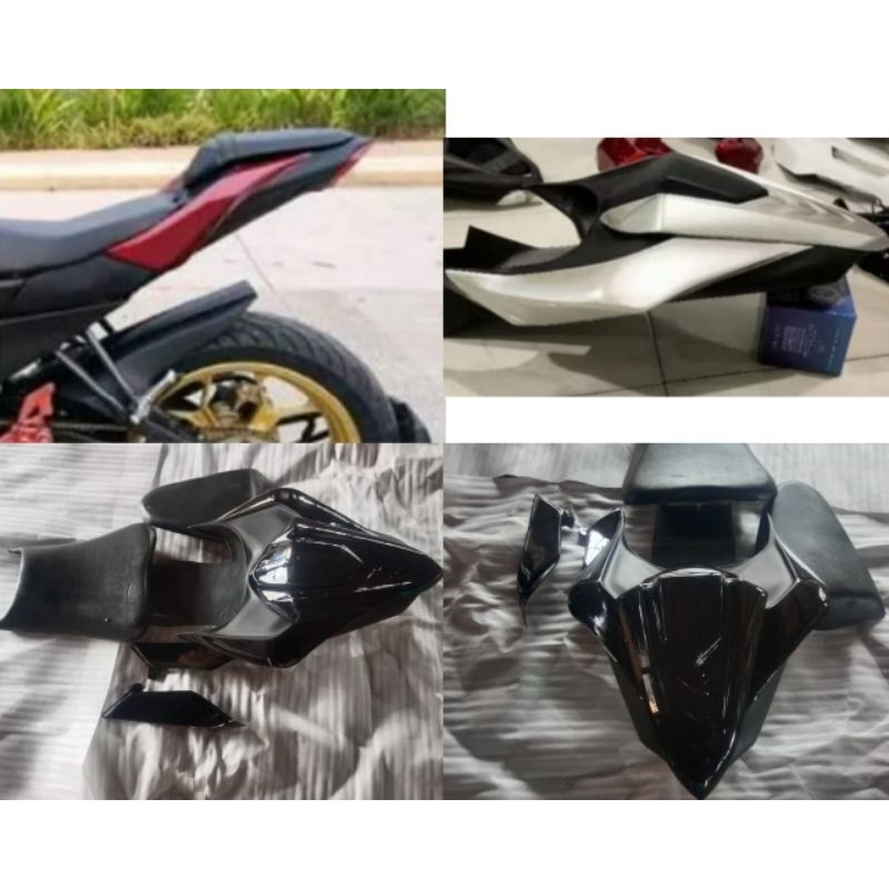 bodi custom Vixion NVL/NVA model ninja mono +singelsit jok depan belakang lampu setop belkang