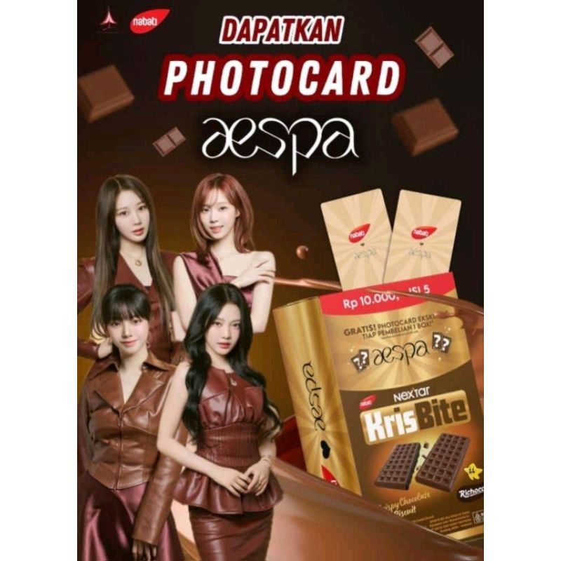 

Nabati Aespa KrisBite Crispy Chocolate Biscuit (1box isi 5 bungkus)