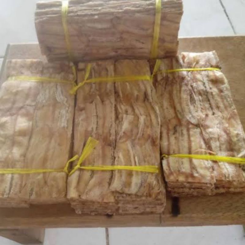 Sale pisang siem tipis mentah/olahan seikat 50 lembar