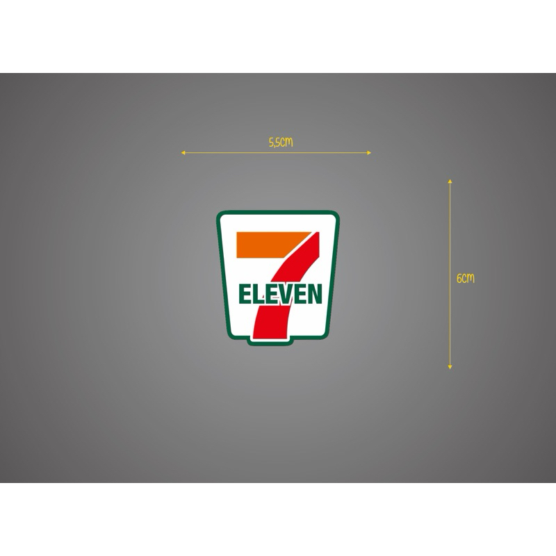 

stiker brand SEVEN ELEVEN esthetic tumbler helm laptop dekorasi