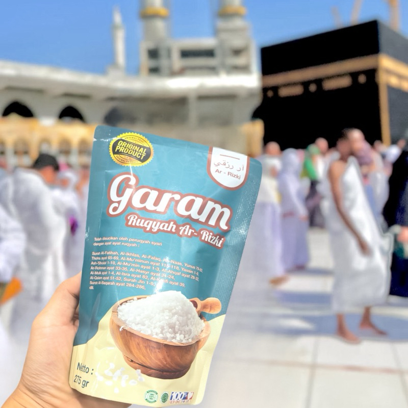 

Garam Mandi Ruqyah Ar-Rizki Kemasan 275gr Ampuh Menghilangkan Aura Negatif