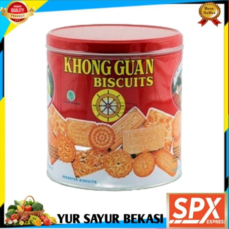

Biscuit Khong Guan Kecil (1 Kaleng).