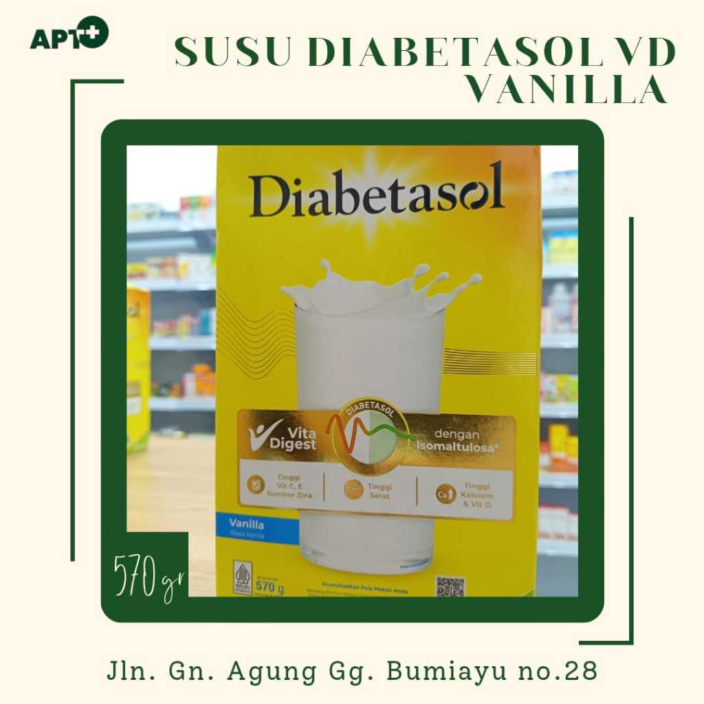

SUSU DIABETASOL VD VANILLA 570 GR