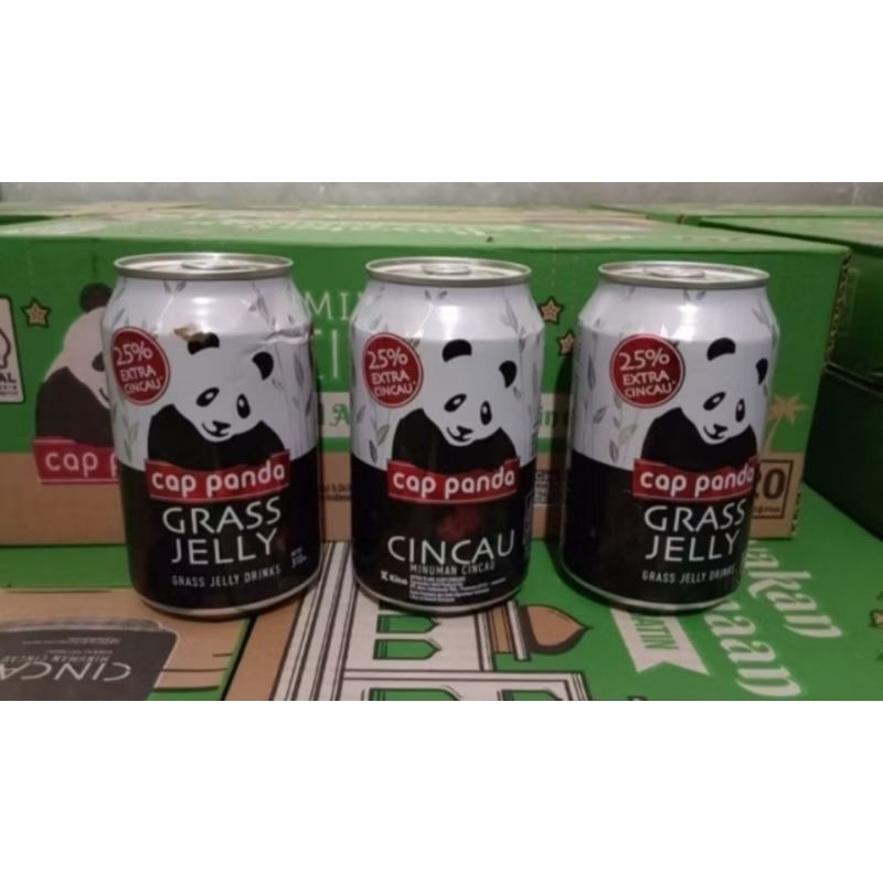 Cincau Cap Panda kaleng |