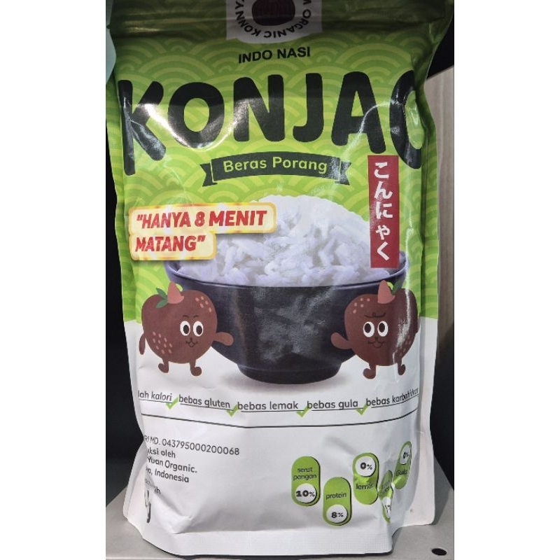 

Beras Porang INDO NASI KONJAC Konjac Rice -- Shirataki Rice 1 Kg - HK