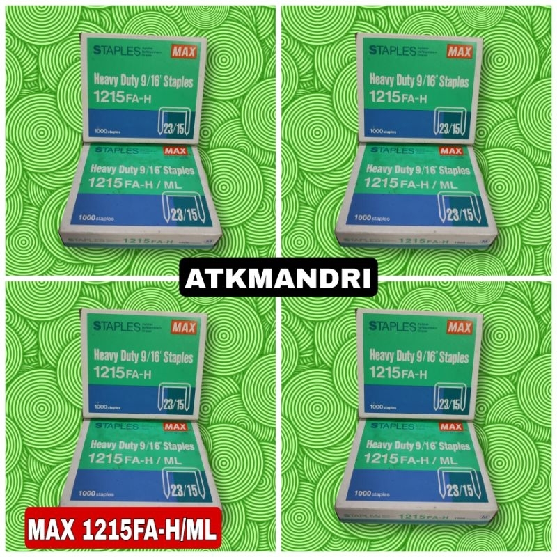

STAPLES MAX NO:1215FA-H/ML 23/15 ORIGINAL NEW