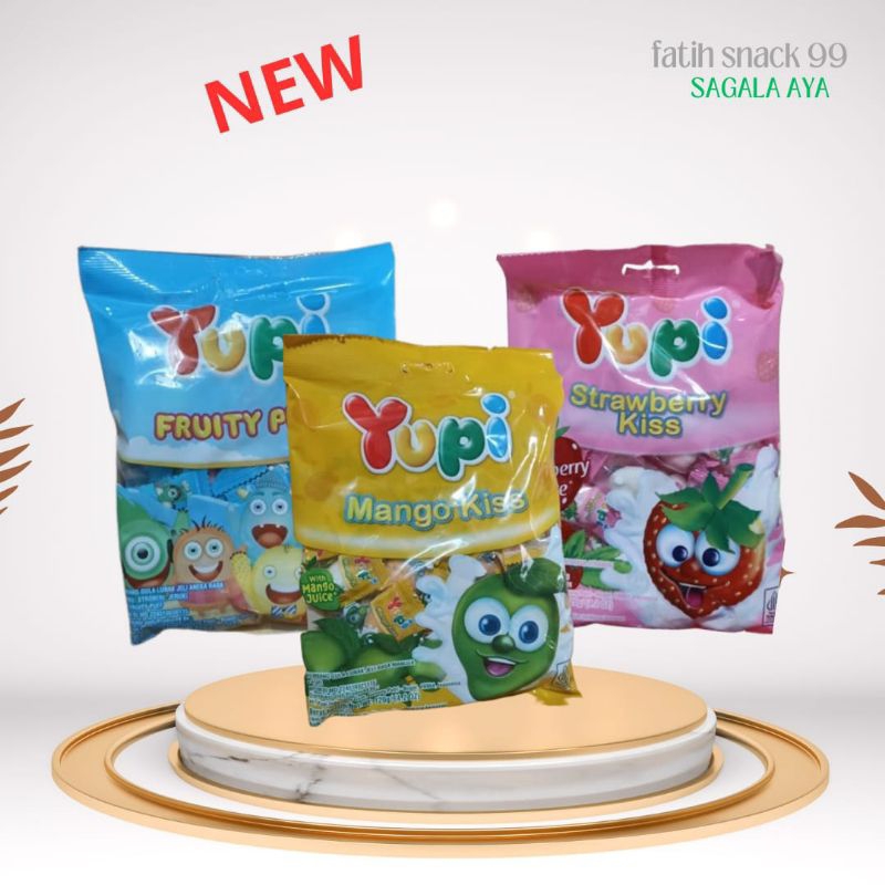 

YUPI BAG 120 g STRAWBERRY KISS MANGGO KEMBANG GULA LUNAK JELI
