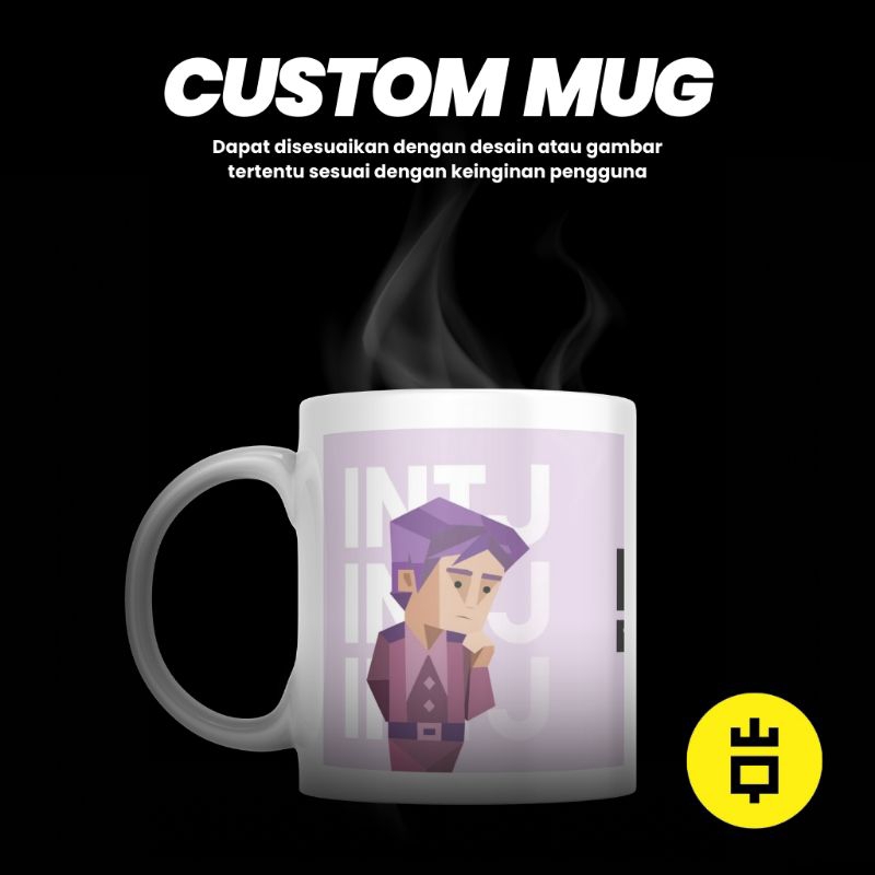 Jasa Desain Grafis Profesional Pembuatan Custom Mug Bebas