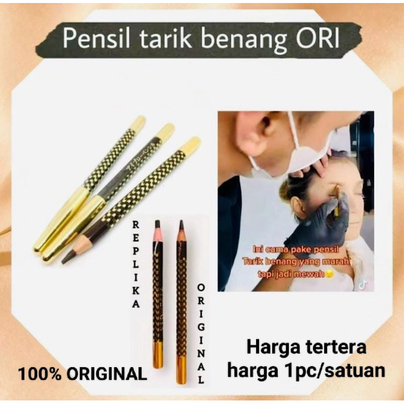 Pensil Alis Tarik Benang Original Mua Galih/Celak Benang