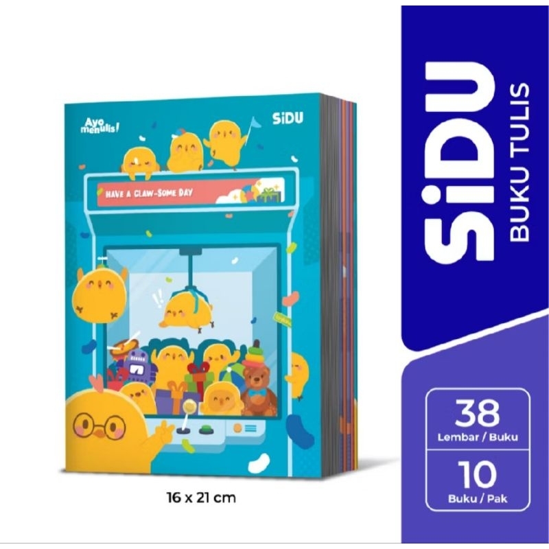 

Sidu Buku tulis 38 lembar 10 Buku