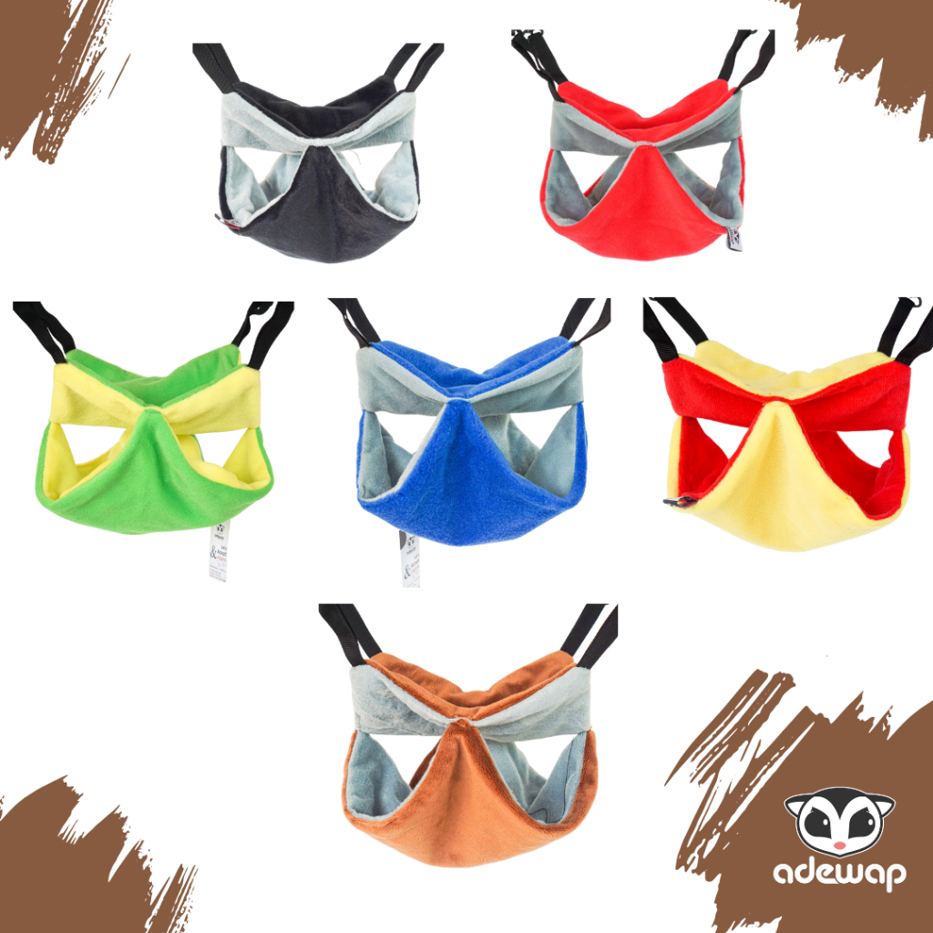 ADEWAP GLIDER Sleeping Pouch Sugar Glider Hammock 2 Tingkat Tempat Tidur Kasur & Peralatan Aksesoris