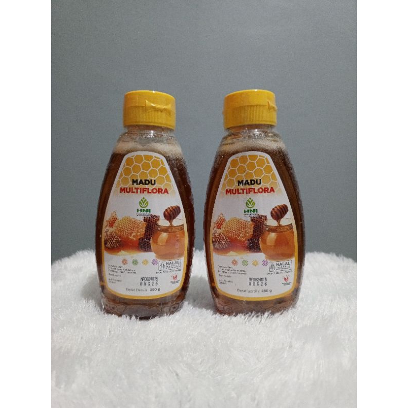 

Madu Multiflora HNI berasal dari madu lebah Apis Mellifera