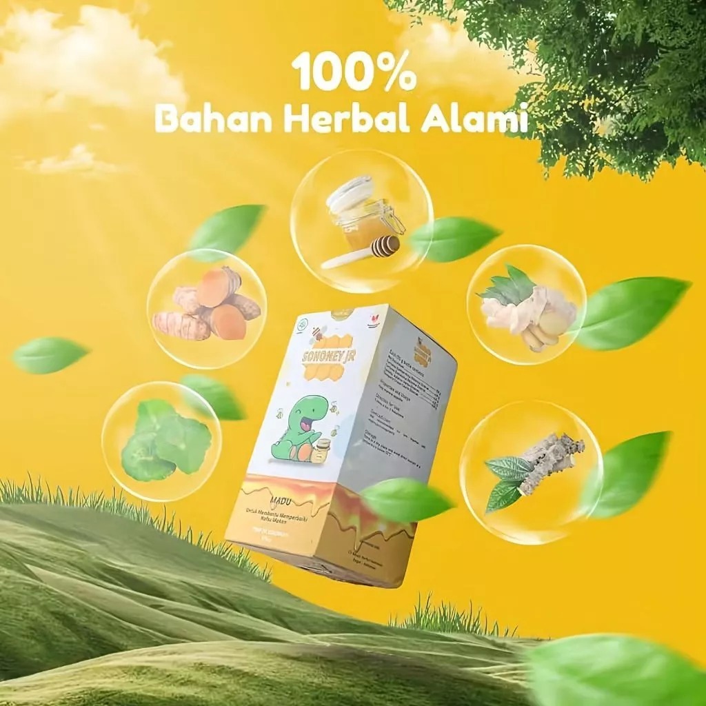 

Sohoney Jr - Multivitamin Penambah Nafsu Makan Anak Madu Anak