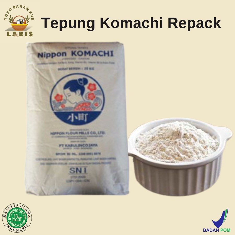 

tepung komachi kemasan repack 500 gram