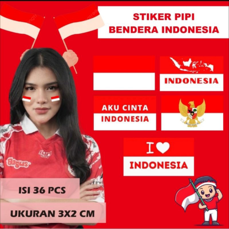 

STIKER BENDERA PIPI INDONESIA MERDEKA MERAH PUTIH