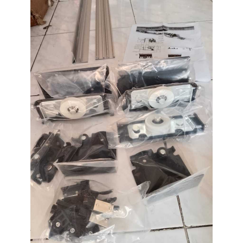 REL LEMARI SLIDING YIMING 2METER 2 PINTU