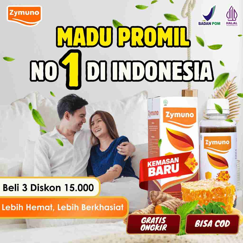 ZYMUNO Madu Original Bantu Promil Suami Istri  100% Asli