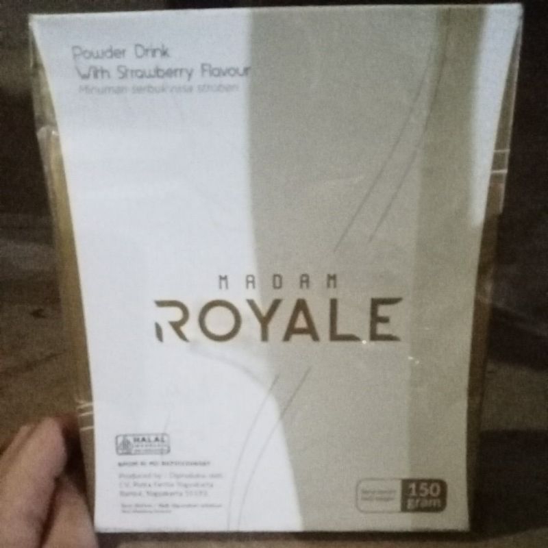 

Royale minuman serbuk rasa stroberi