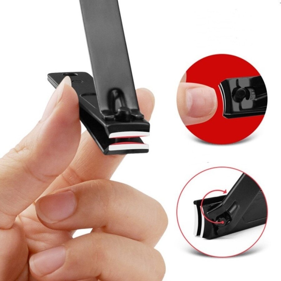 Gunting Kuku Kaki Besar Hitam Jumbo Stainless Manicure Pedicure — 10