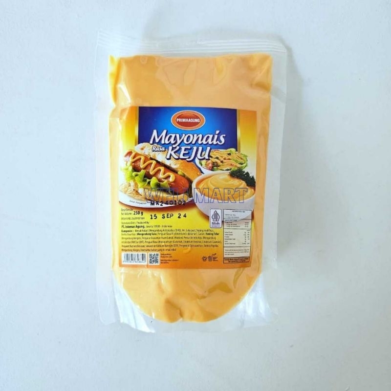 

Mayonais Keju Prima Agung 250gr Halal Cheese Mayonnaise
