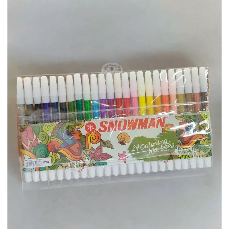 

Spidol Snowman Water Color Marker 24 Warna