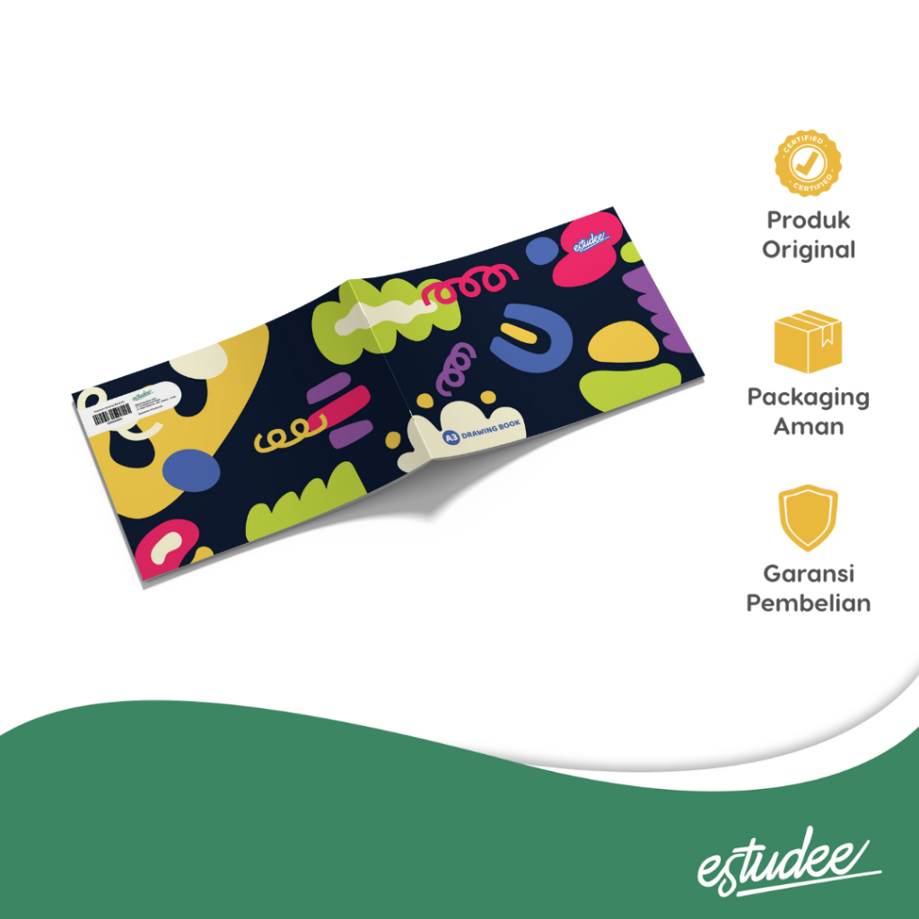 

ESTUDEE DRAWING BOOK A3 K DOODLE