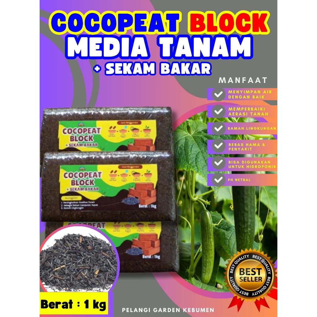 PALING DICARI  Cocopeat Block Infarm, Cocopeat Cangkok