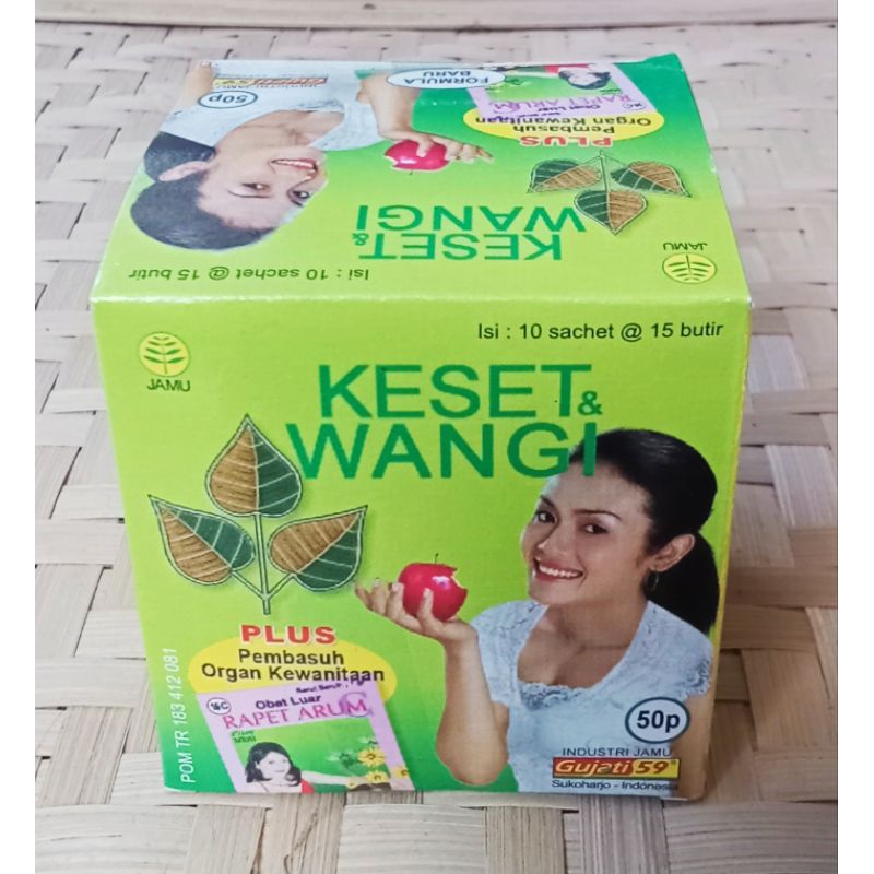 

KESED & WANGI PIL GUJATI PLUS PEMBASUH isi 10 sachets @ 15 pill