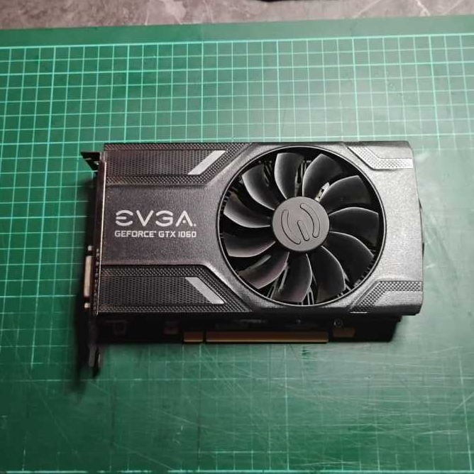 VGA EVGA GTX 1060 3GB GDDR5 192bit Single Fan Mini mantap performa jozz