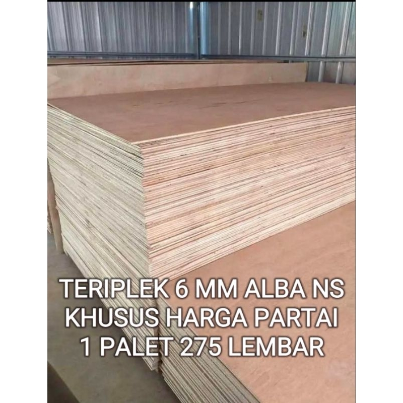 Triplek Plywood 6 MM / Multipleks 6 MM Alba NS