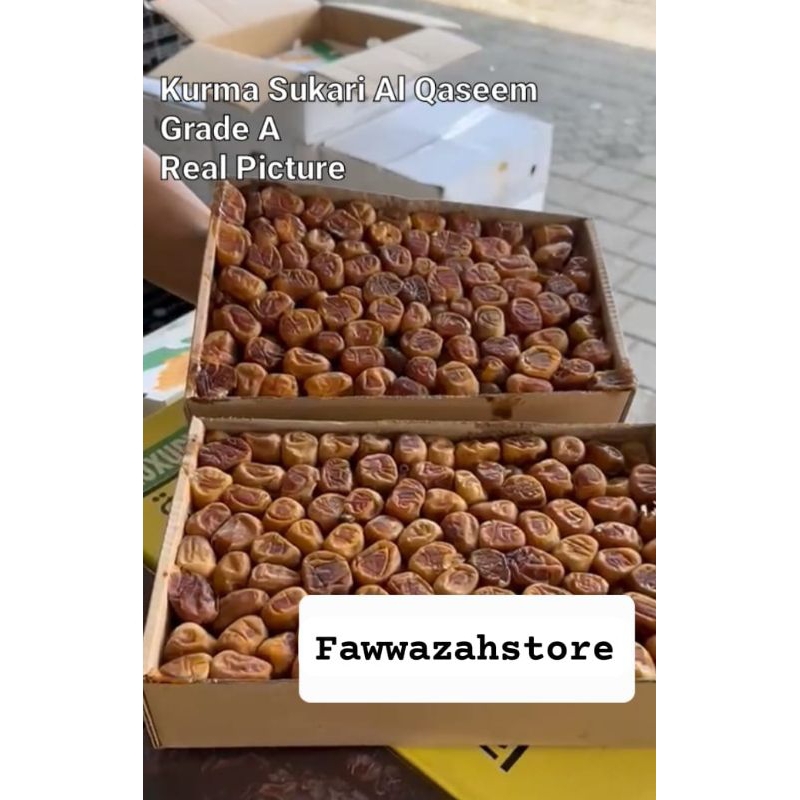 

Kurma Sukari Al Qaseem Premium 3 kg Fresh Ruthab Enak Legit Fawwazahstore Jakarta