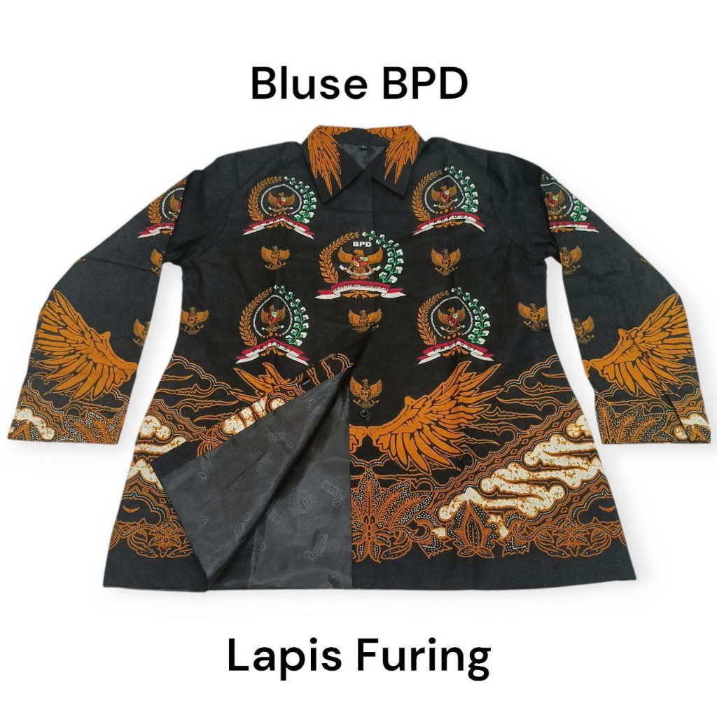 Baju Batik BPD Pria Dan Wanita | Seragam Batik BPD Lapis Furing | Kain Batik BPD Bahan Katun / Batik