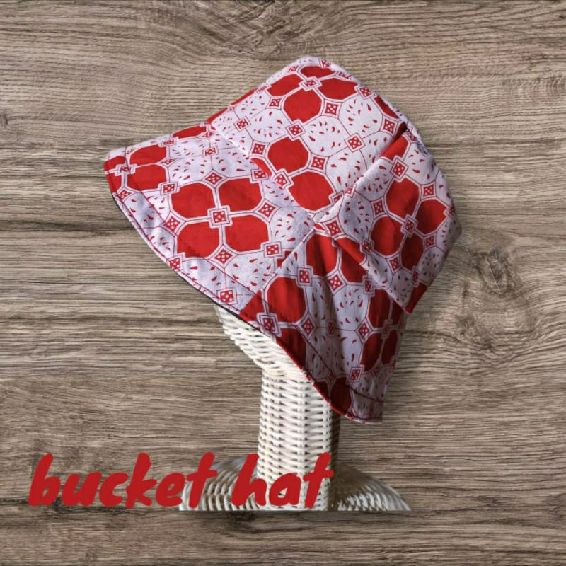 Topi batik/bucket hat batik